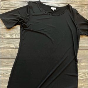Lularoe ALL BLACK Julia bodycon style dress. Size 2xl